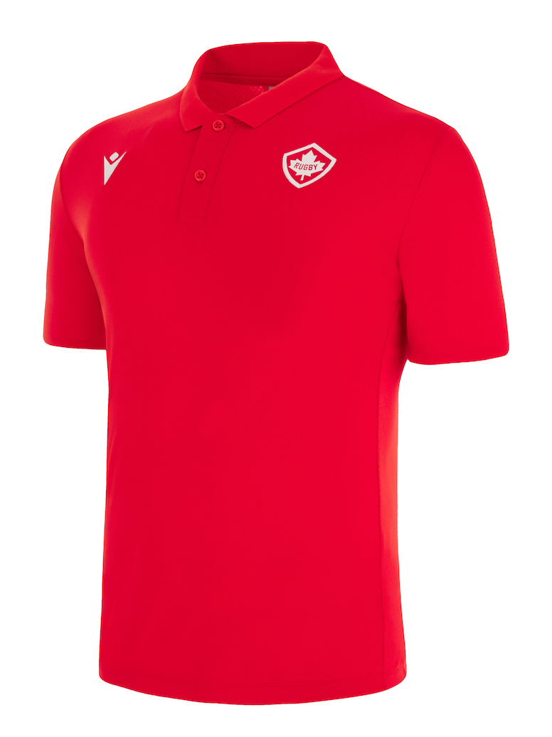 Official Canada Performance Polo (Red) – Rugby Canada Store