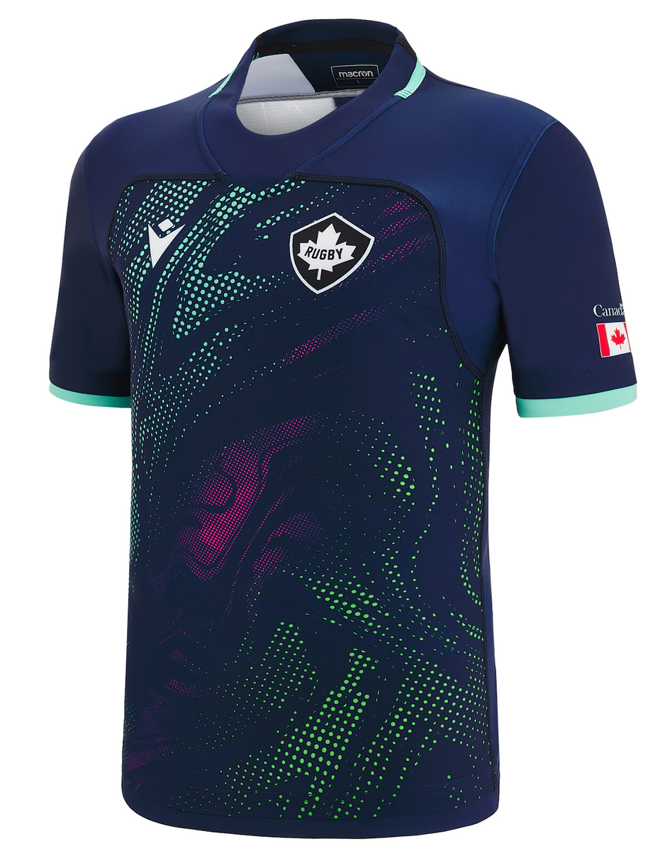 【tie28ms】Cotton Jersey Rugby T-Shirt Linden Rugby Shirt - Unisex - Made in Canada - Province of Canada