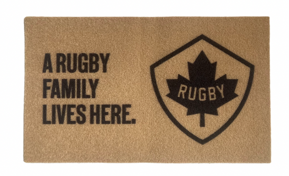 Rugby Family Door Mat