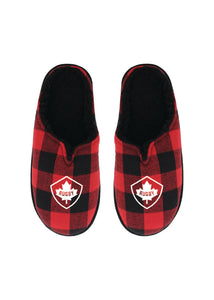 Canada Men's Plaid Slippers