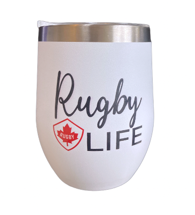 Rugby Life Wine Tumbler