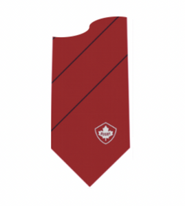 CANADA Red Supporter Tie